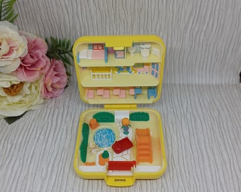 Polly Pocket Midge s Play School Nursery Compact 100 Complete Bluebird 1989 Vintage Playset Etsy