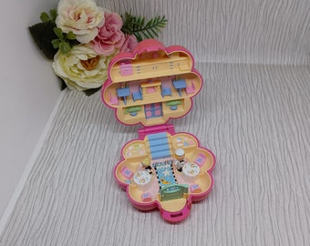 Polly Pocket Mr Fry's Restaurant Compact ~ 100% Complete ~ Bluebird 1990 ~ Vintage Playset