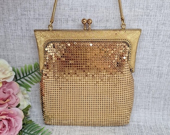 1930s Whiting & Davis Silver Mesh Purse, Metal Chain Handle - Etsy UK