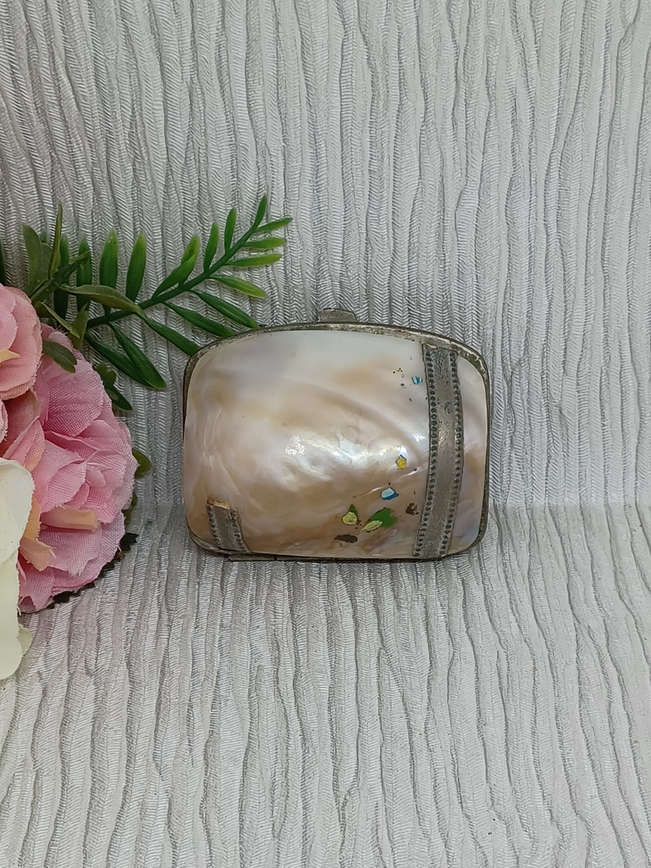 アンティークの真珠貝製コインパース ～ シェルソブリンパース - Etsy 日本