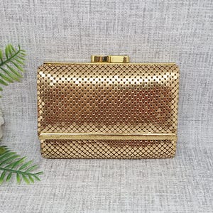 Carteira Oroton Gold Mesh ~ Porta-moedas Feminino ~ Dobrável