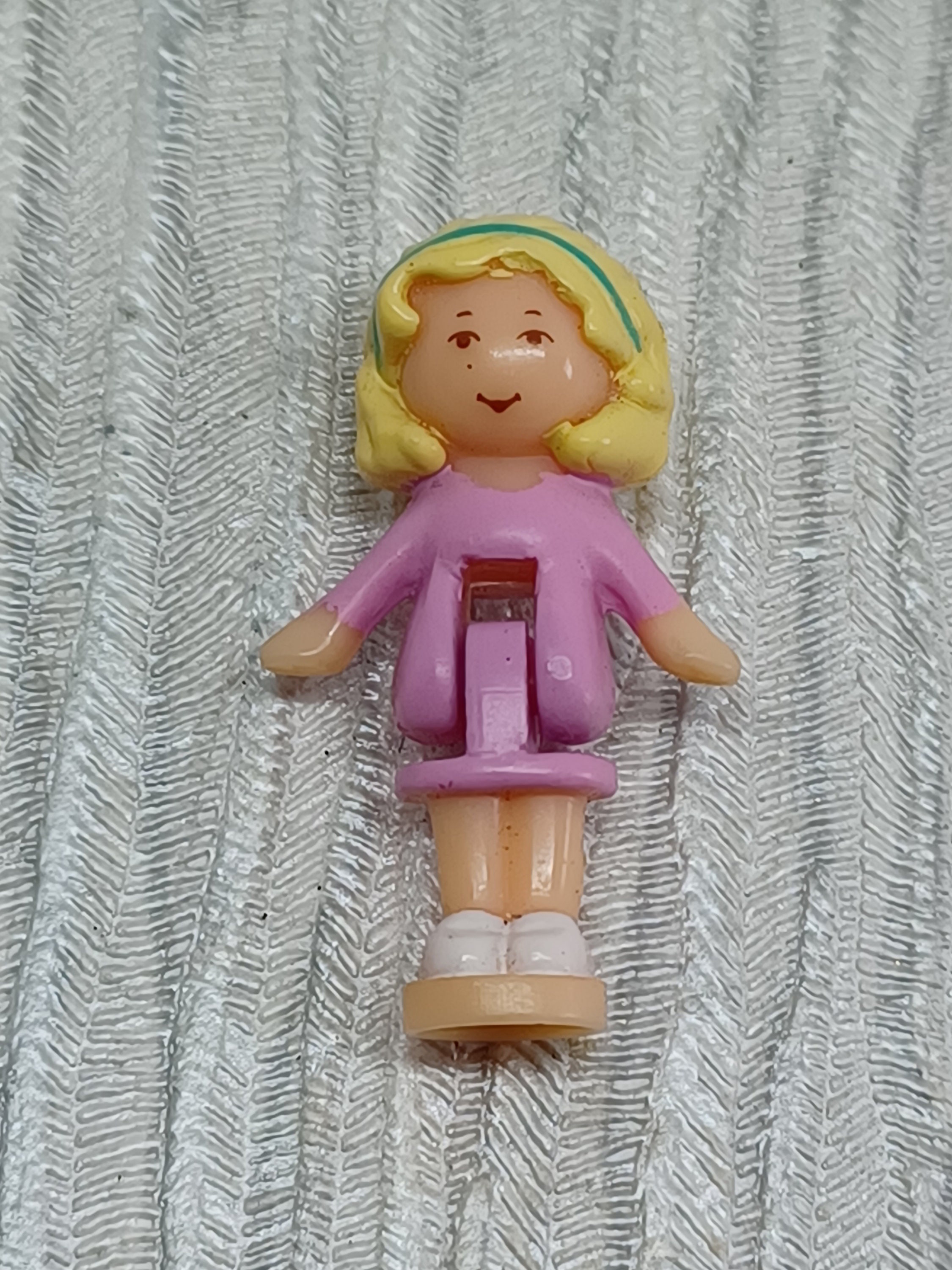 Polly Pocket in Pink Dress With Green Headband or Dana in Orange Dress ~ From Polly's Candy Box Party Playset ~ 1994 (A) - Etsy Polly Pocket in Pink Dress With Green Headband or Dana in Orange Dress ~ From Polly's Candy Box Party Playset ~ 1994 (A) - Etsy