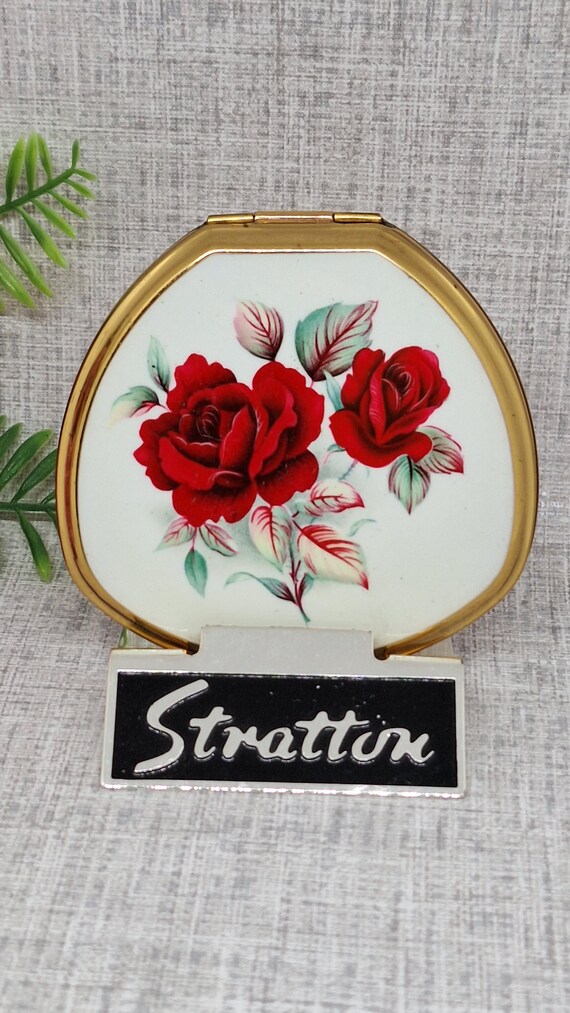 Stratton Compact Mirror ~ Shell Convertible with … - image 2