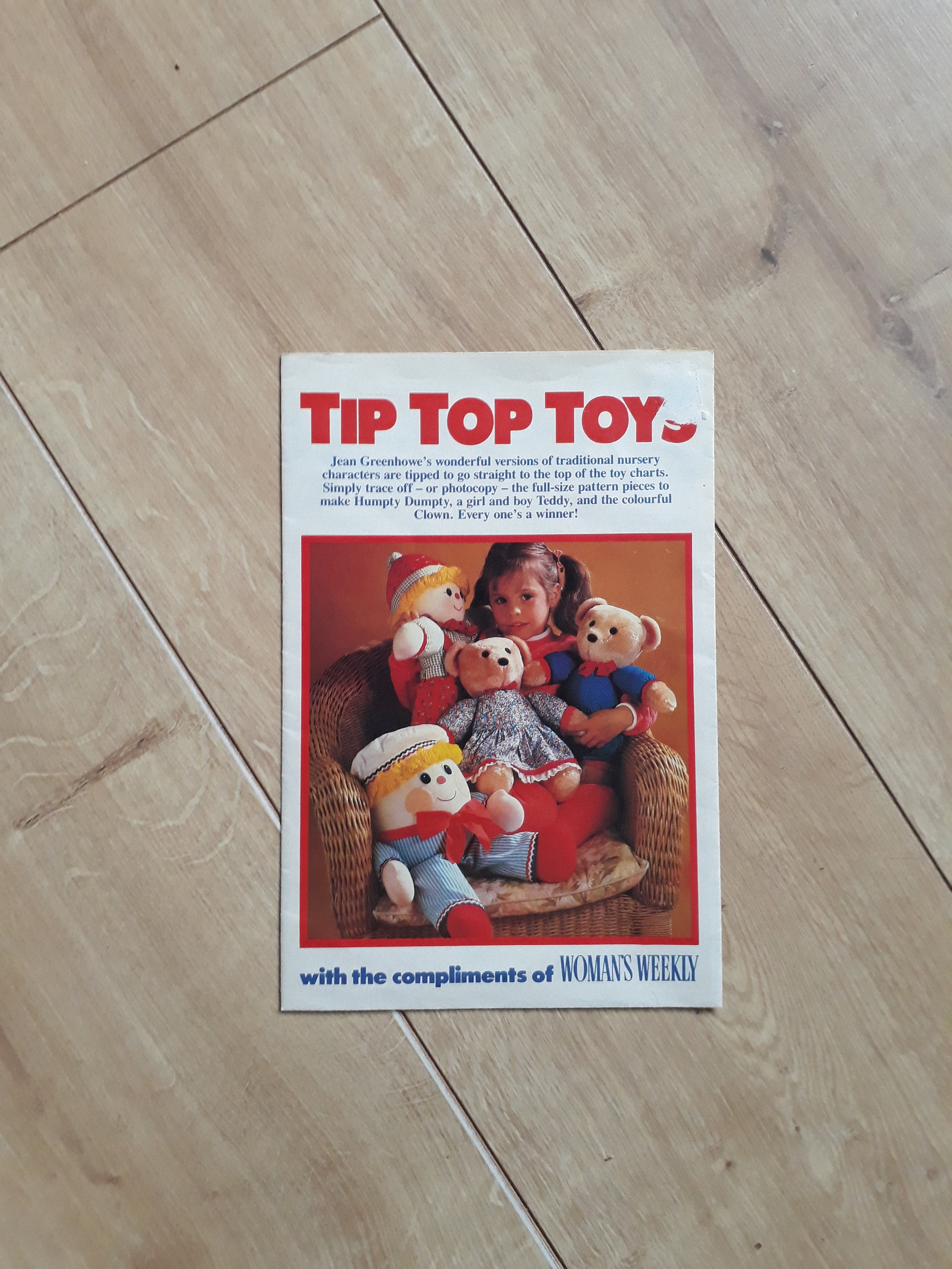 Tip Top Toys by Jean Greenhowe from Woman's Weekly Soft Etsy