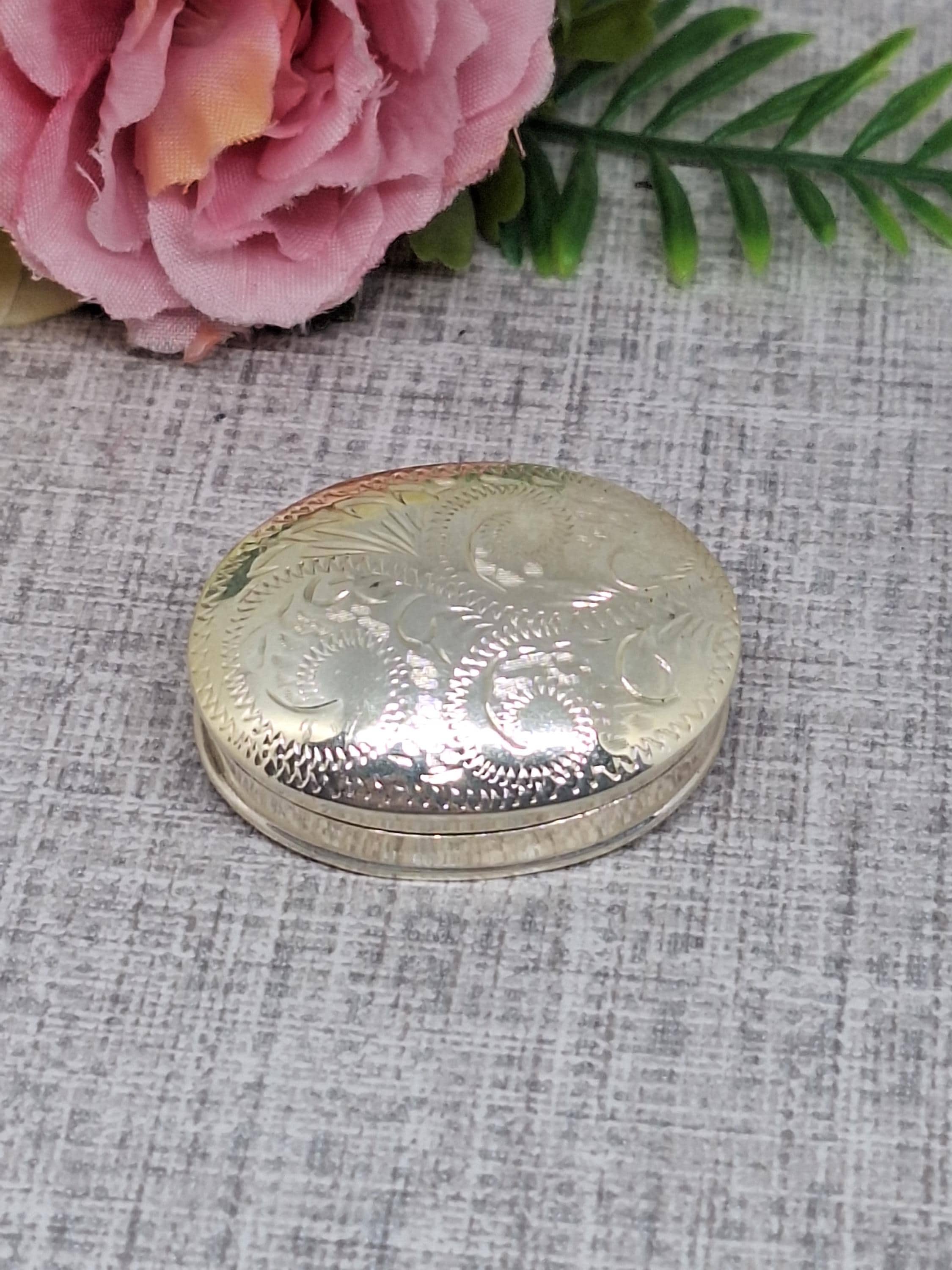 1945年 英国ヴィンテージ 純銀製 フラワー装飾 ブレスレット 50g