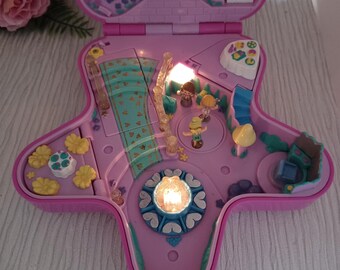Set Polly Pocket Fairy Light Wonderland – Étoile Rose 1993 – Vintage