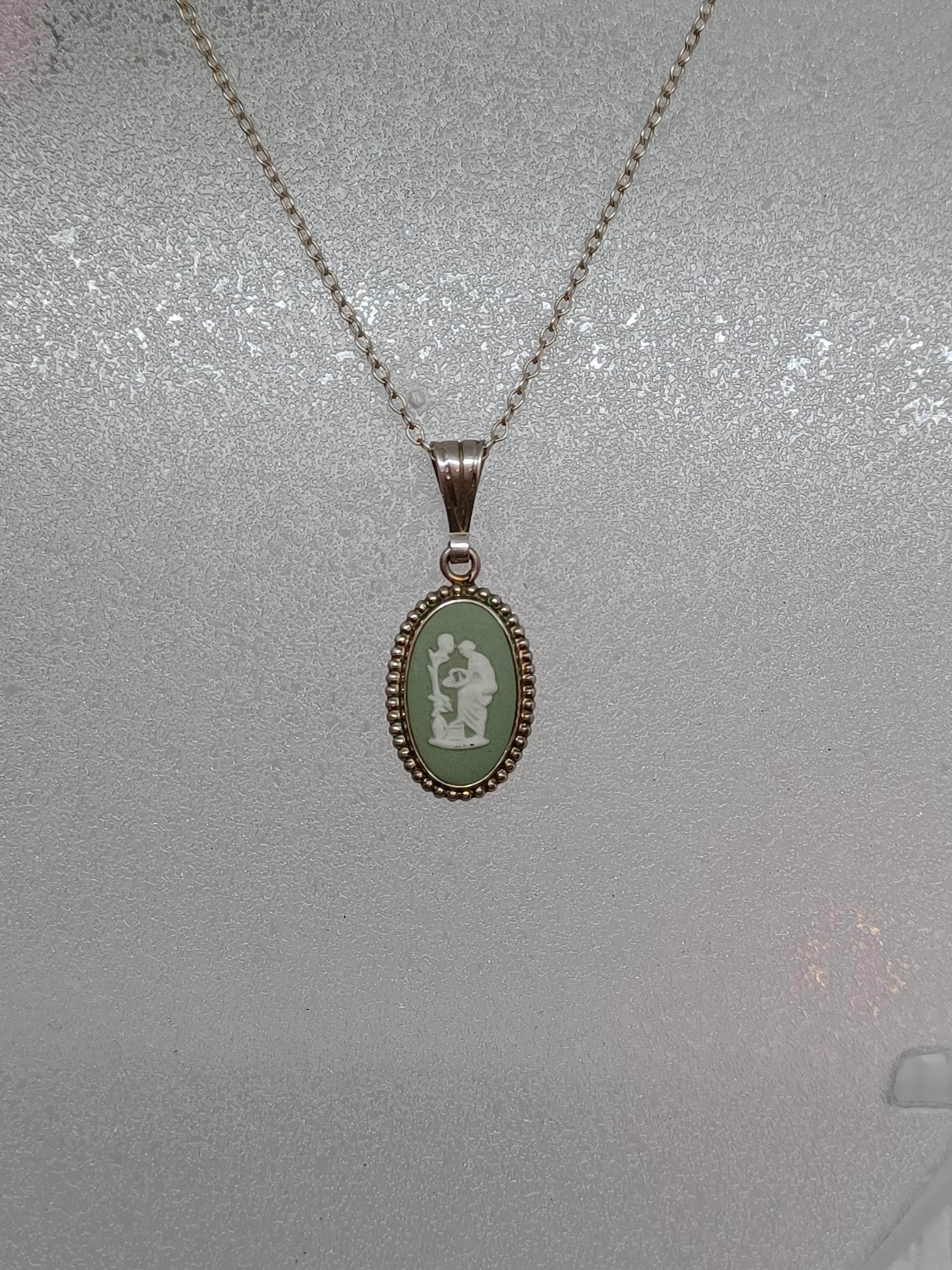 ウェッジウッド　ビンテージ　ネックレス&イヤリング Wedgwood necklace - Etsy 日本