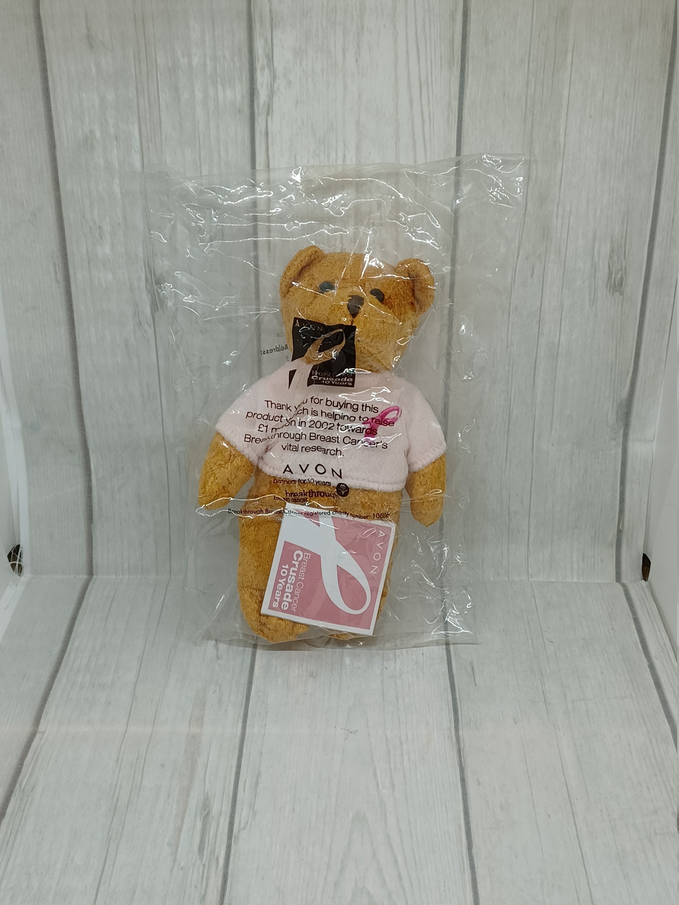 NEW Details about   2001 AVON BREAST CANCER CRUSADE BEAN BAG BEAR CHINA 