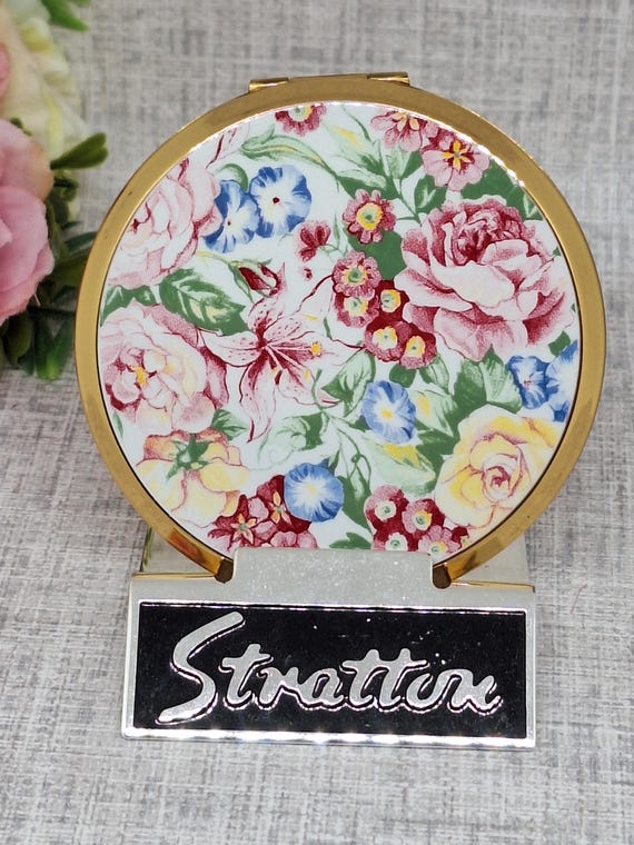 Stratton 'Mini Convertible' Powder Compact Mirror… - image 2