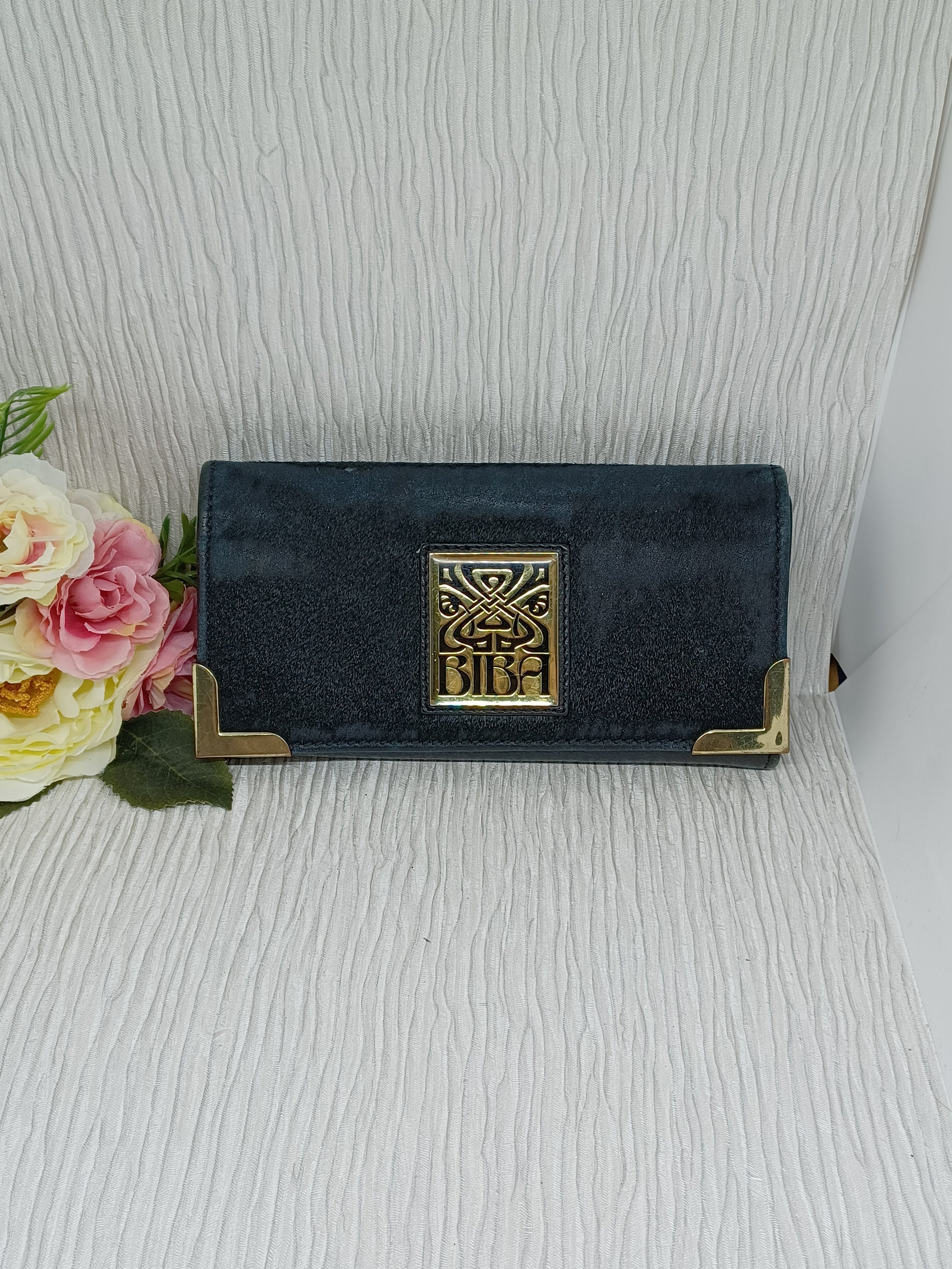 Biba black clutch bag sale