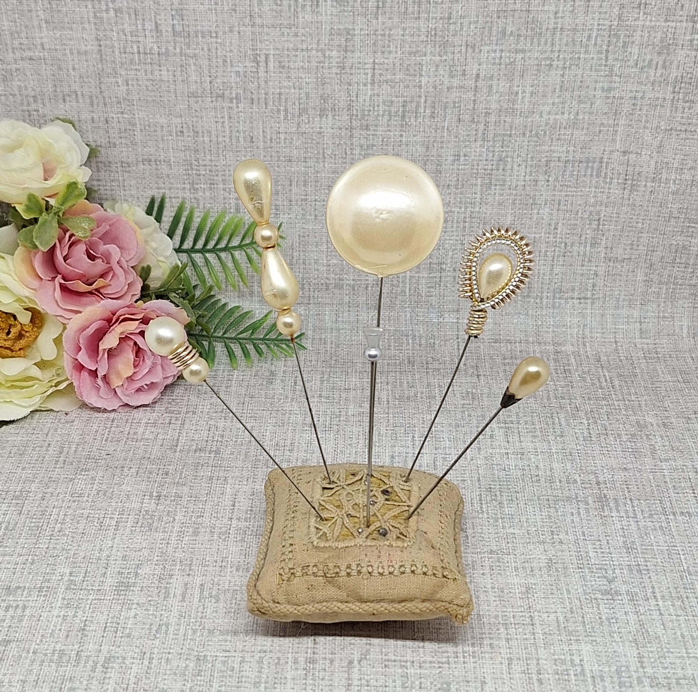 50s Beaded Hat Pearls - Etsy Sweden display picture 3