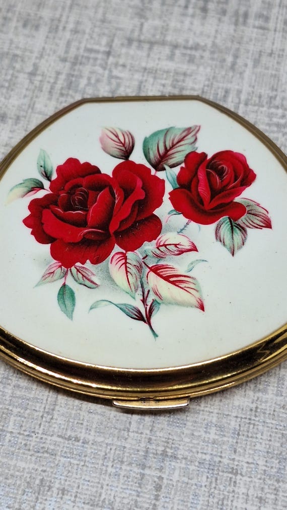 Stratton Compact Mirror ~ Shell Convertible with … - image 3