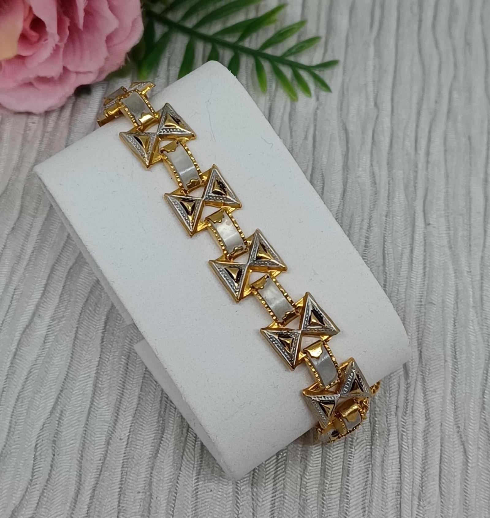 Parure De Bijoux Vintage Toledo Espagne Damassé - Bracelet, Collier, Broche, Occasion