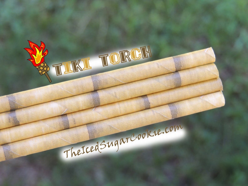 Tiki Straws Hawaiian Straws Party Straws Paper Straws Paper Straws Birthday Party Cake Pop Straws Luau Straws Bamboo Straws