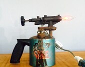 Vintage Blow Torch Repurposed Lamp