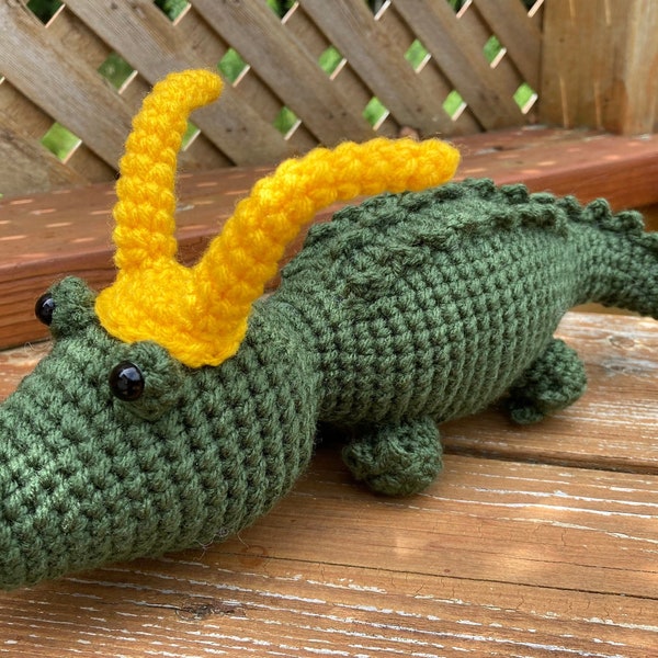 Alligator Loki  Crochet Pattern / Digital Pattern