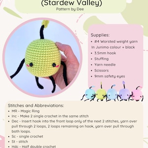 Junimo Crochet Pattern Pdf