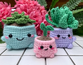 No Sew Plants Crochet Pattern