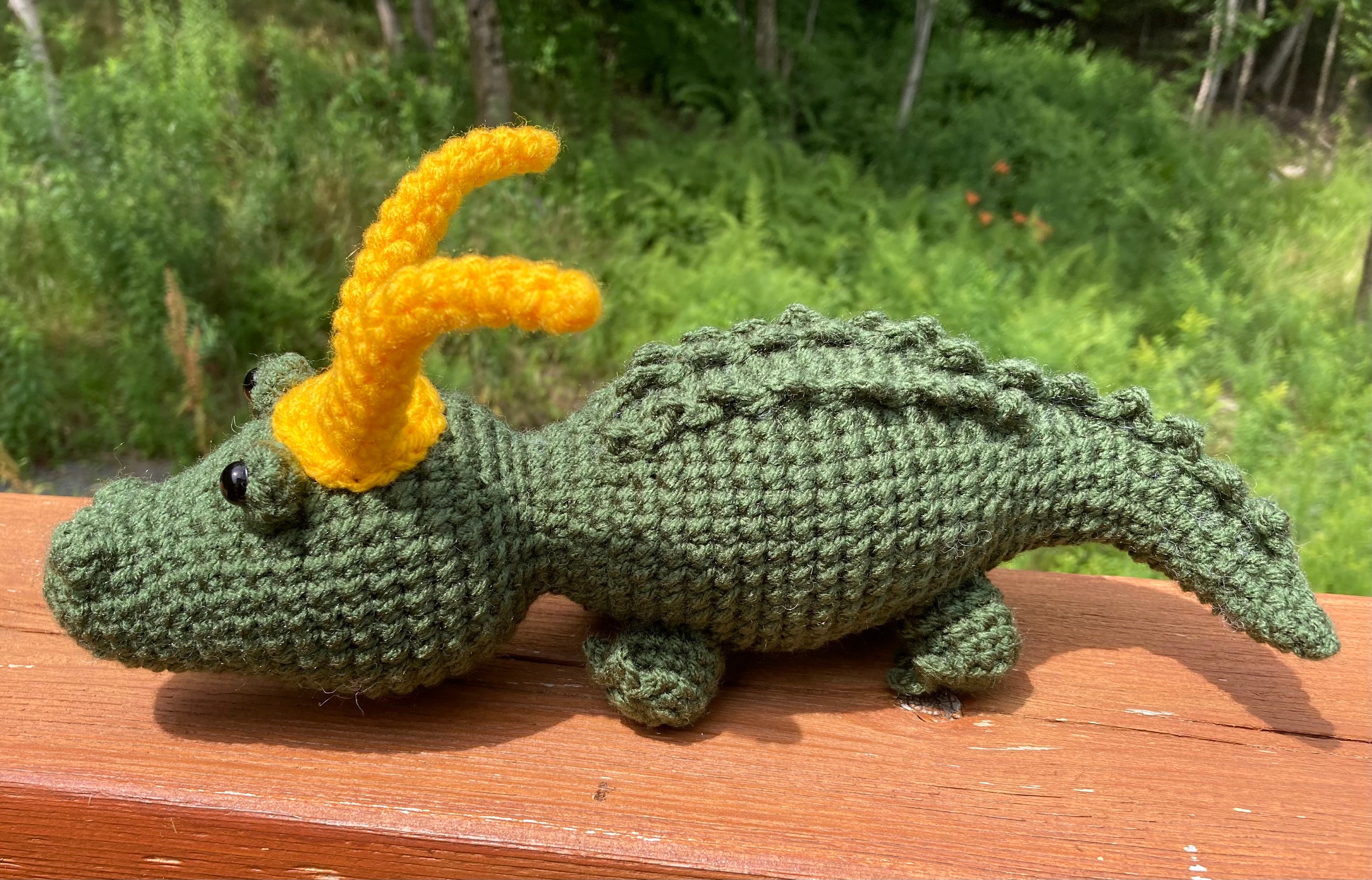 Mini Croki- Crochet Amigurumi Plush Stuffed Animal Alligator Loki MADE TO ORDER - agh.ipb.ac.id