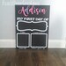 first day of school sign, first day of school chalkboard, 1st day of school, first day of preschool, 1st day of kindergarten, personalized