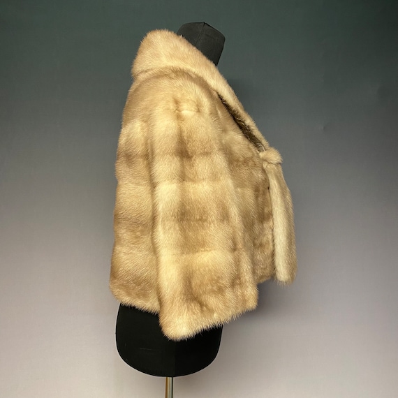 Tourmaline Mink Stole by Leslie Wise Furs Small/M… - image 4