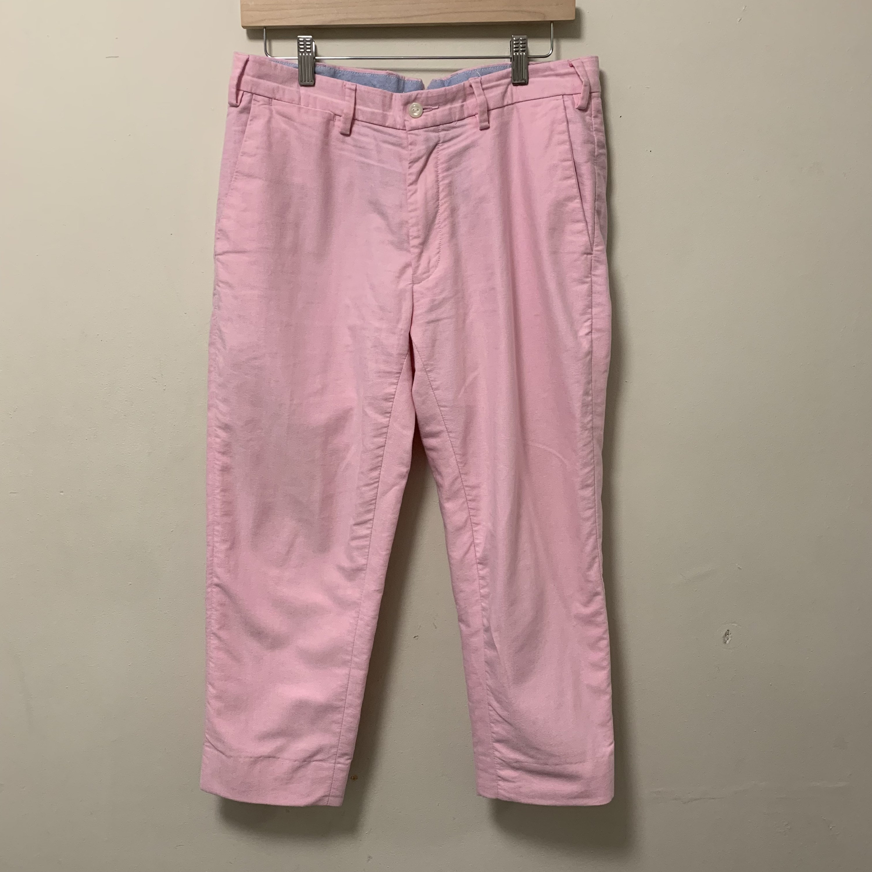 Vtg 90s Polo Ralph Lauren Preston Fit Pink Oxford Pants Slim Vtg 90s Polo Ralph Lauren Preston Fit Pink Oxford Pants Slim