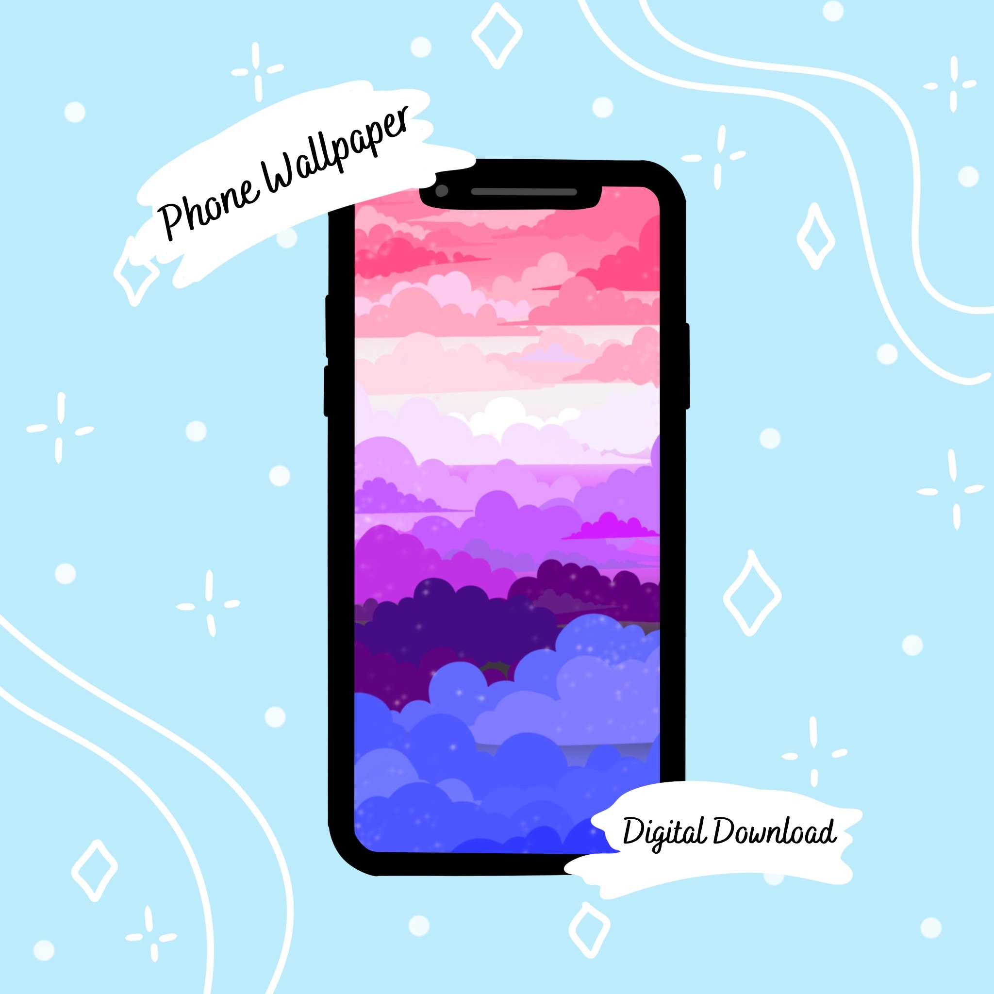 Buy Subtle Genderfluid Pride Phone Wallpaper Online in India  Etsy