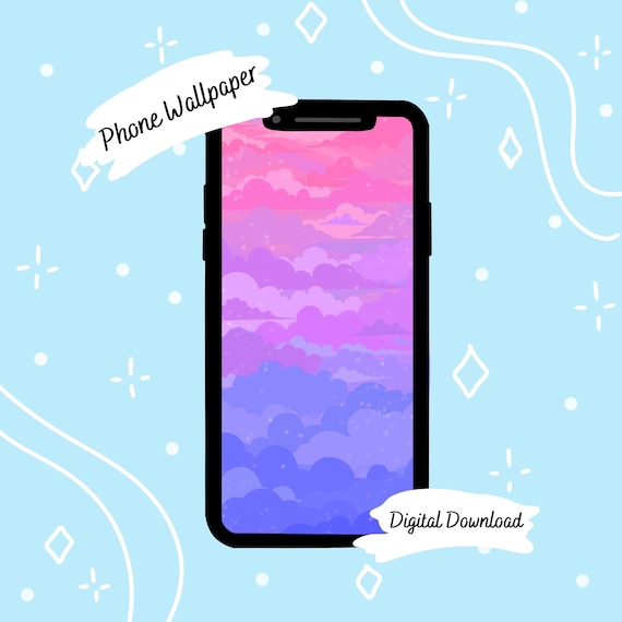 Subtle Bisexual Pride Phone Wallpaper