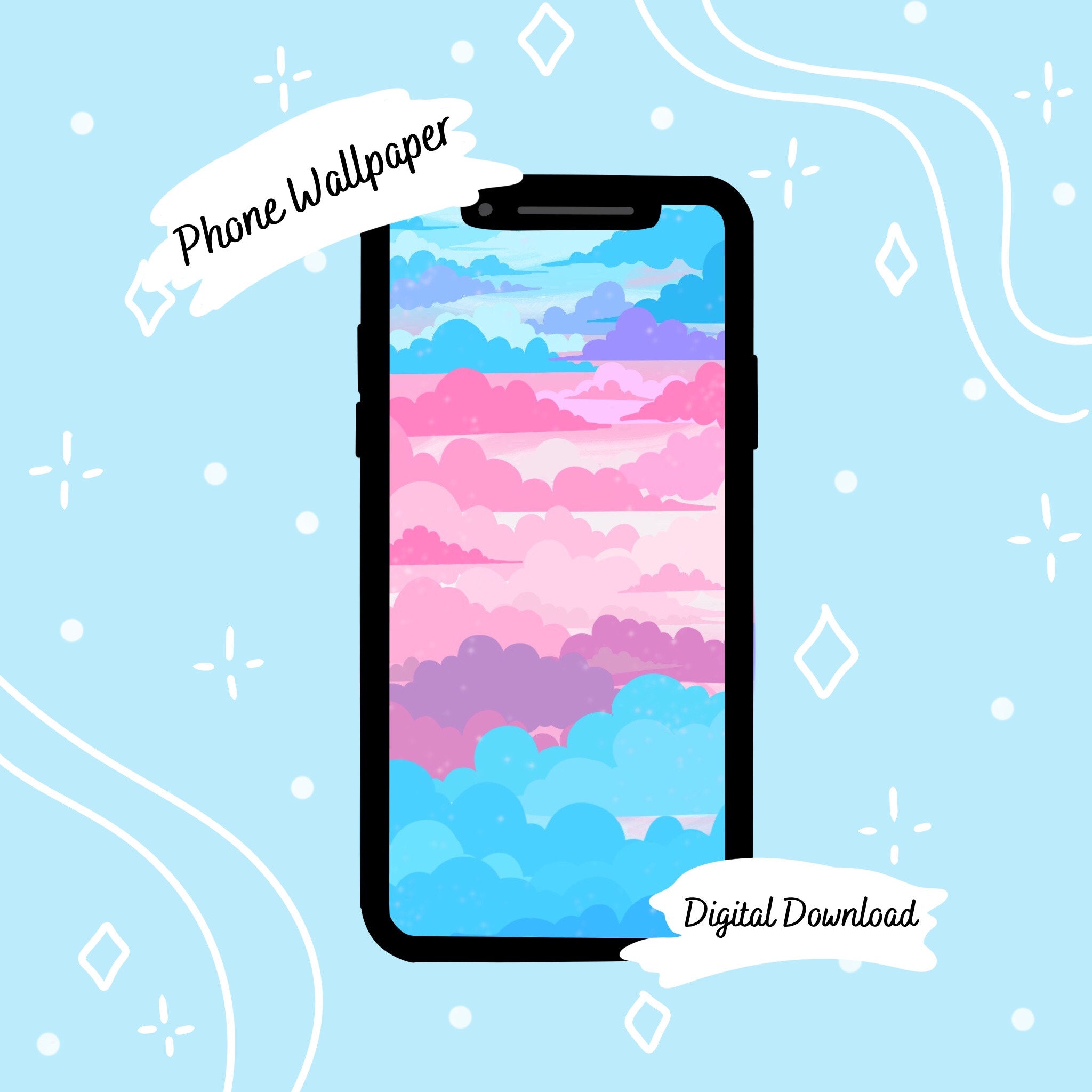 Subtle Transgender Pride Phone Wallpaper - Etsy Subtle Transgender Pride Phone Wallpaper - Etsy