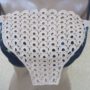 Modesty Panel, Lace Bra Insert, Cleavage cover