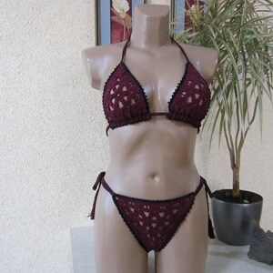 Crochet Bikinisexy Bikinicrochet Simwearcrochet Boho - Etsy