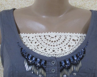 Modesty Panel Ecru Crochet Modesty 