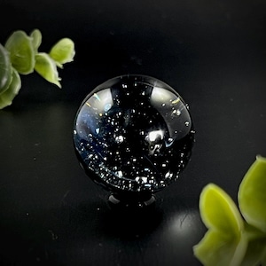 Handmade Borosilicate Glass Marble, Heady Glass, One of a Kind Collectible, Contemporary Marble, Hand Blown Glass Art -