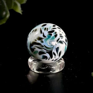 Handmade Borosilicate Glass Marble, Heady Glass, One of a Kind Collectible, Contemporary Marble, Hand Blown Glass Art