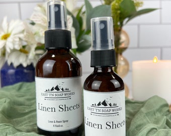 Linen Sheets- Luxury Fragrance Inspired Room and Linen Spray - - Ecofriendly - Housewarming Gift