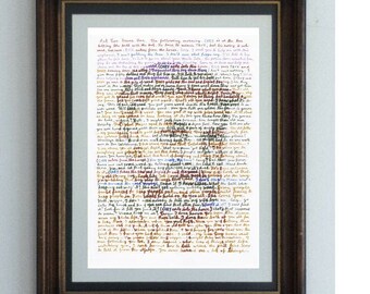 August Wilson Print: Portrait of the African American playwright, with an excerpt from his play Fences