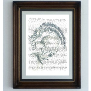 Achilles, a handmade portrait of the tragic hero of Homer&#39;s epic masterpiece The Iliad