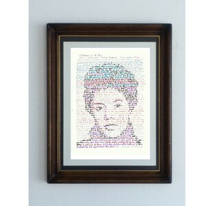 Lorraine Hansberry Portrait: with text from her play A Raisin In The Sun