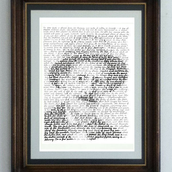 James Joyce, portrait of the Irish writer 'in his own words', from his early novel and masterpiece, A Portrait of the Artist as a Young Man