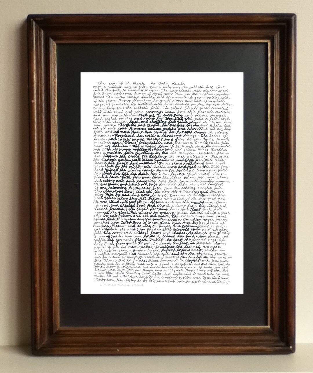 John Keats, a Portrait of the Romantic Poet of Ode on a Grecian Urn, to