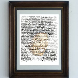 Toni Morrison, portrait of the African American author, in her own words, from her masterpiece Beloved