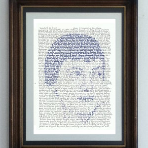 Ursula K. Le Guin Portrait, with an excerpt from her novel A Wizard of Earthsea