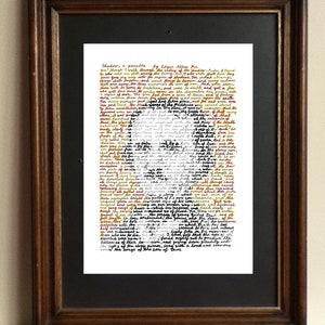 Edgar Allan Poe, um retrato do escritor americano de The Black Cat, The Tell-Tale Heart, The Raven, Annabelle Lee... impressão do original