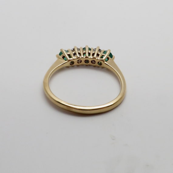 Vintage New  14K Yellow Gold 1/5 Ct. Diamond & 1/… - image 5