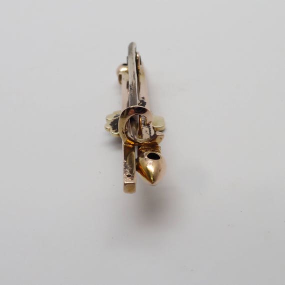 Gorgeous Antique Edwardian 14K Yellow Gold Pearl … - image 4