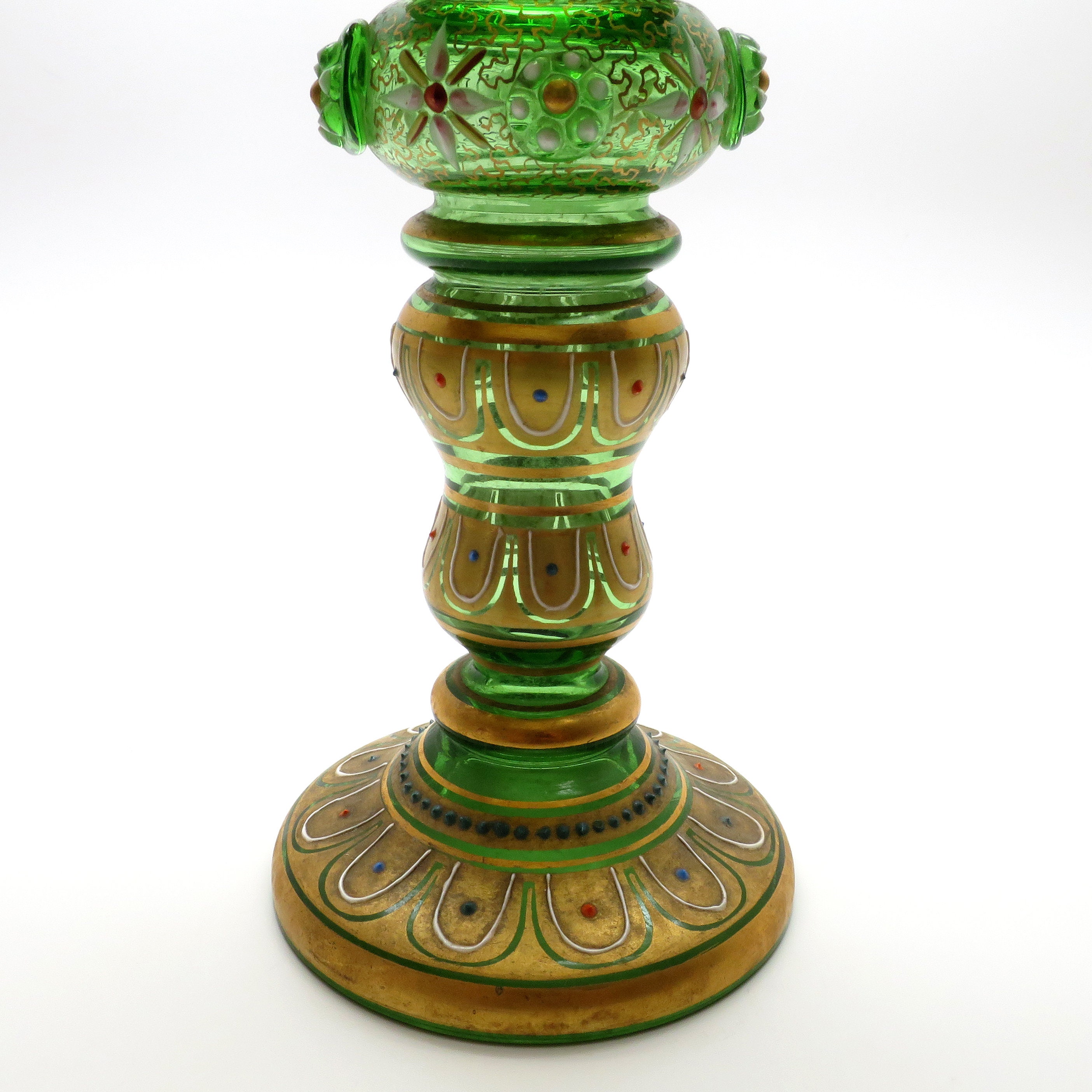 Antique Moser Art Glass 1880's Bohemian Moser & Sohne / Lobmeyr
