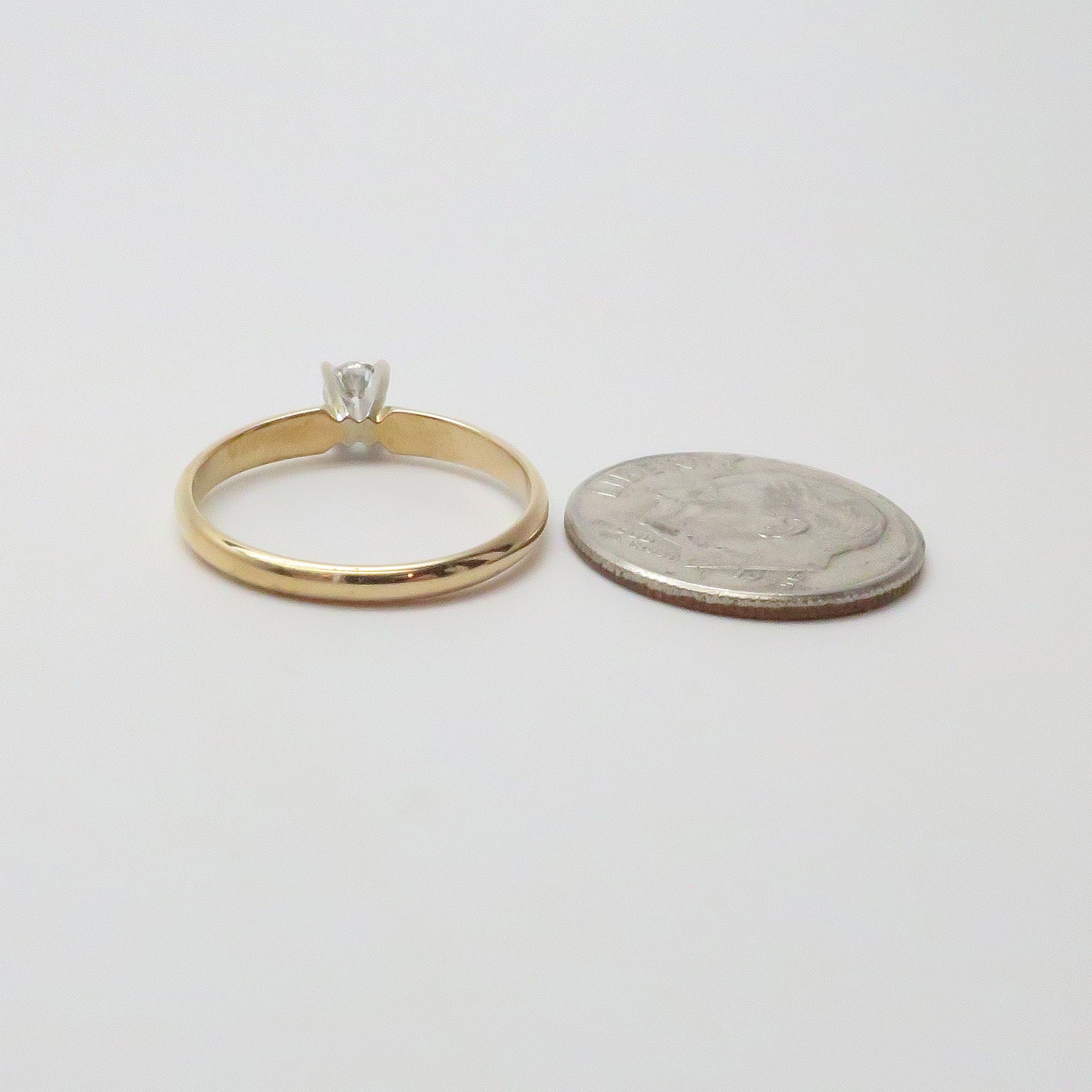 CLASSICAL Diamonds 20〜23 Classic .20ct VVS2 Genuine Real Diamond 4 Prong Engagement