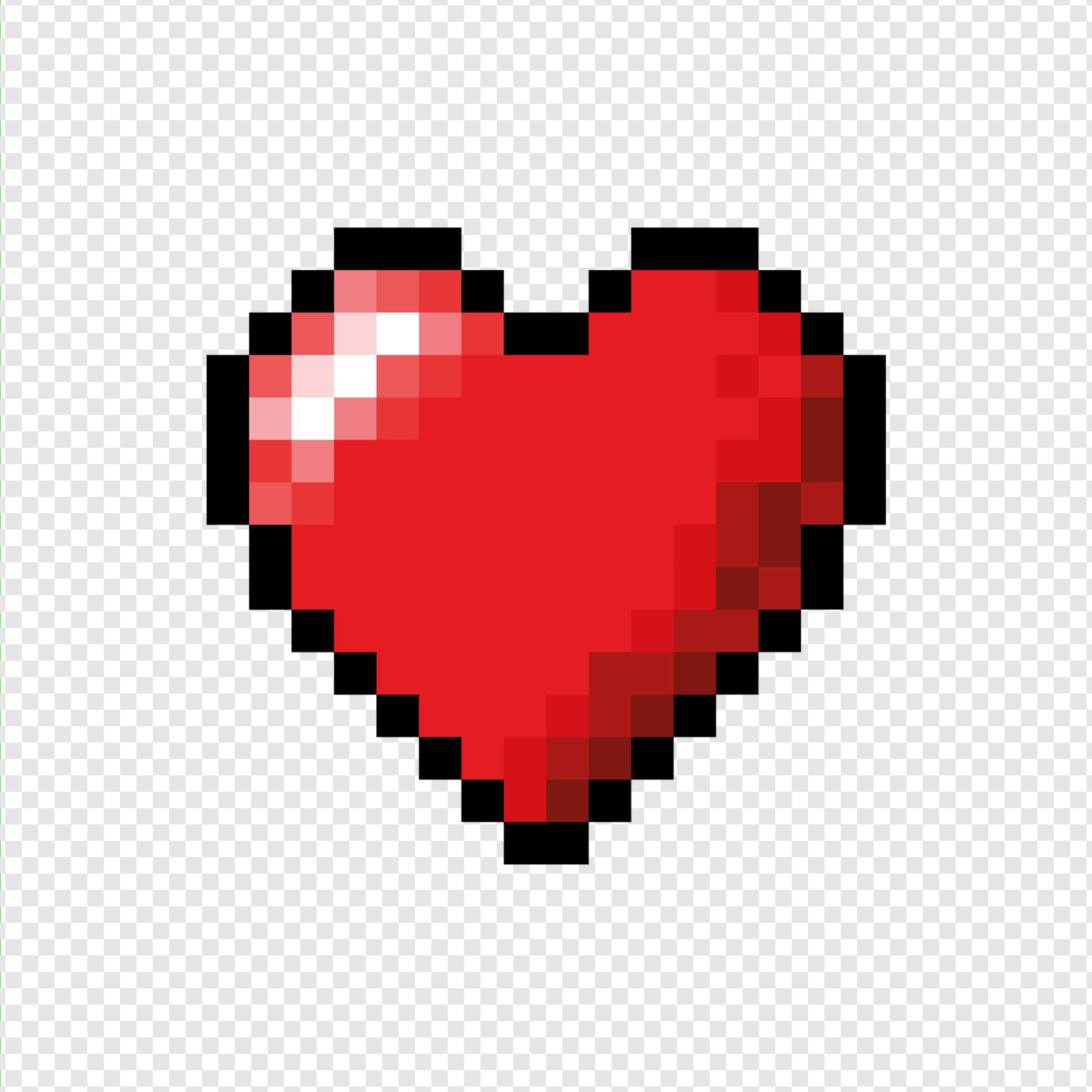 Pixel Art Emoji Coeur - vrogue.co