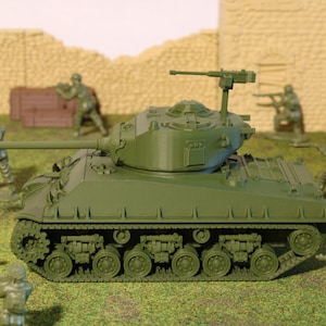 M4A3E8 "Easy Eight" Sherman — WWII American Tank | 1/32 (54mm)–1/56 (28mm) Scale Model