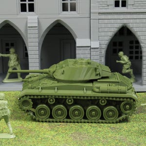 M24 Chaffee — WWII American Tank | 1/32 (54mm)–1/56 (28mm) Scale Model
